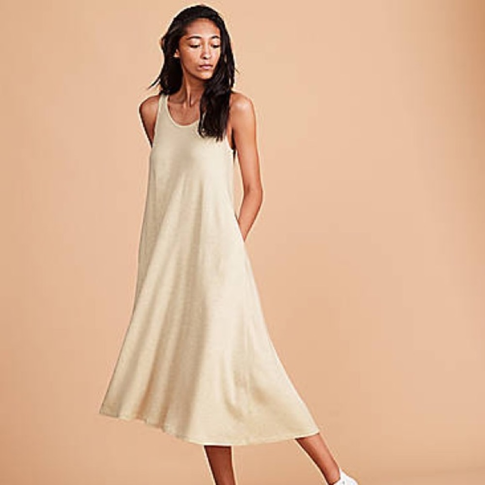 Lou & Grey Oatmeal Sleeveless Dress